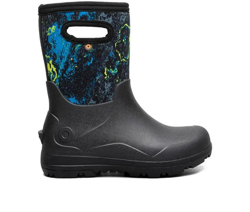Kids' Bogs Footwear Little Kid & Big Kid Seamless Acid Camo Rain Boots