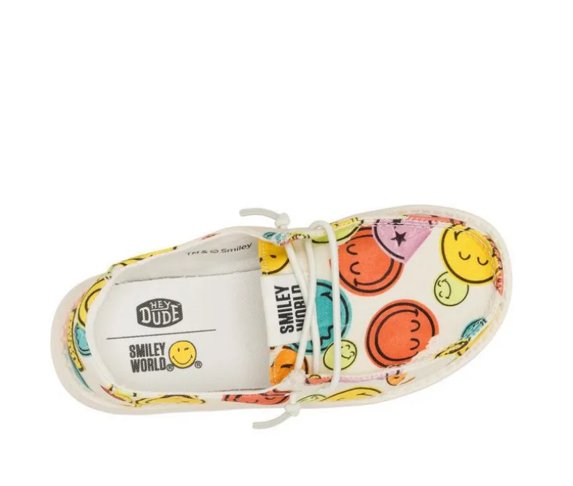 Kids' HEYDUDE Little Kid & Big Kid Wendy Smiley Casual Shoes