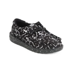 Kids' HEYDUDE Little Kid & Big Kid Wally Y Skeletons Casual Shoes