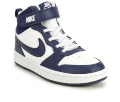 Kids' Nike Little Kid Court Borough Mid 2 Sneakers