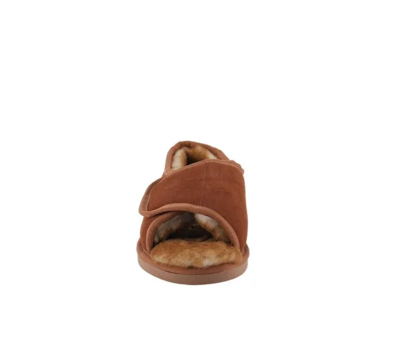 Lamo Footwear APMA Open Toe Wrap Mens Slippers