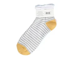 LEGALE 3PP CABANA STRIPE ANKLETS Socks