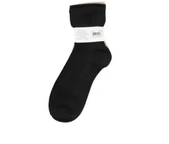 LEGALE 3pp Ribbed Turn Cuff Socks