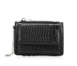 Madden Girl Croco/Pu Zip Wallet