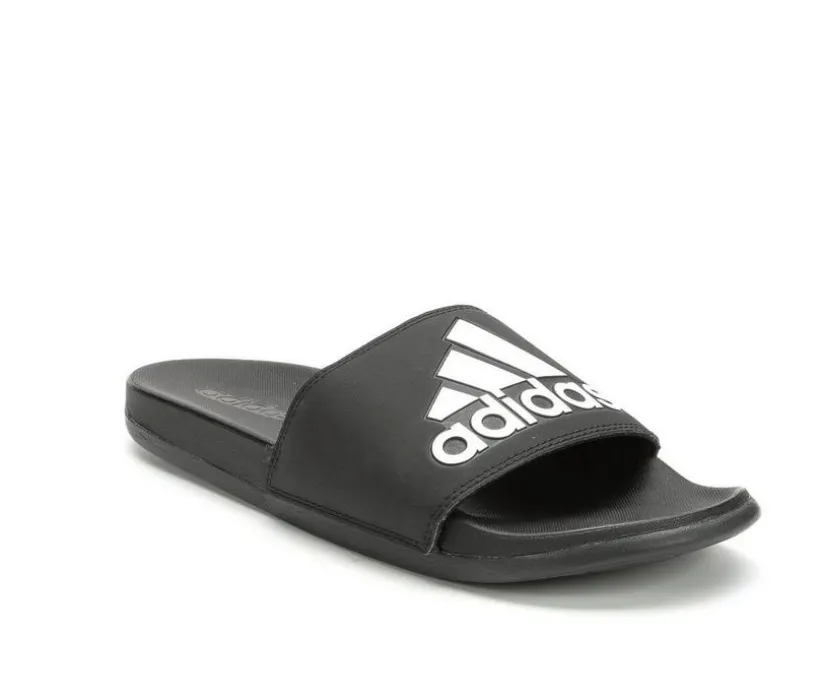 Men's Adidas Adilette Cloudfoam + Logo Sport Slides