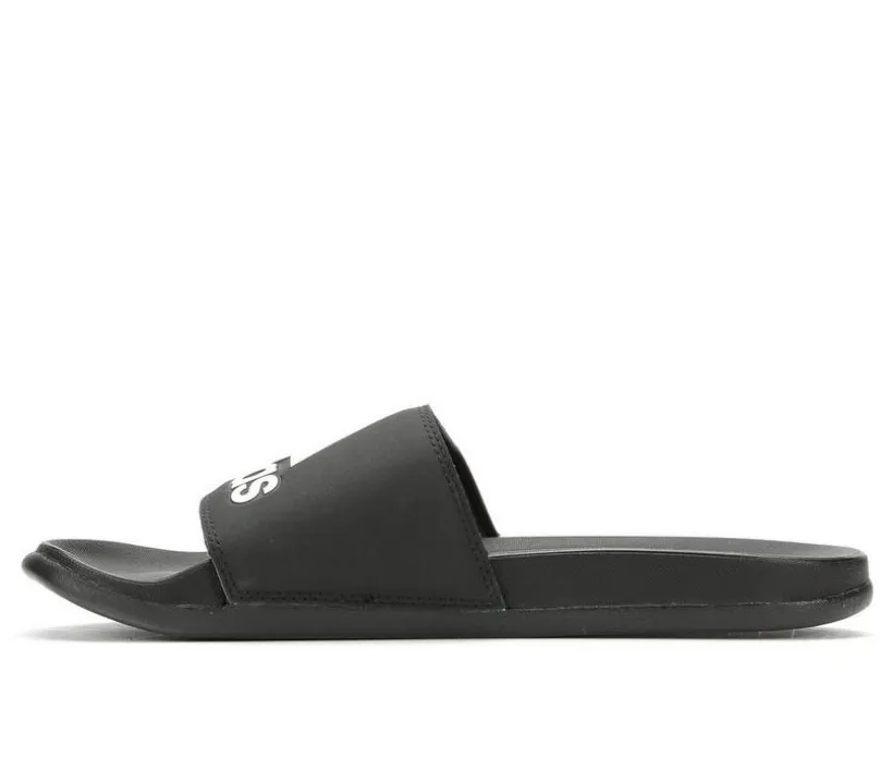 Men's Adidas Adilette Cloudfoam + Logo Sport Slides