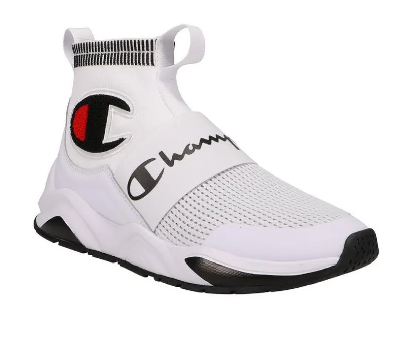 Men's Champion Rally Pro High-Top Slip On Sneakers