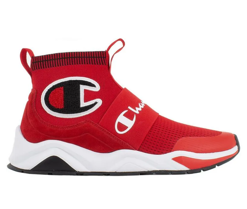 Men's Champion Rally Pro High-Top Slip On Sneakers