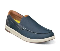 Men's Florsheim Crossover Moc Toe Slip On Casual Loafers