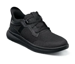 Men's Florsheim Fleet Knit Elastic Lace Slip On Loafers