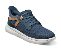 Men's Florsheim Fleet Knit Elastic Lace Slip On Loafers