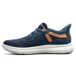 Men's Florsheim Fleet Knit Elastic Lace Slip On Loafers