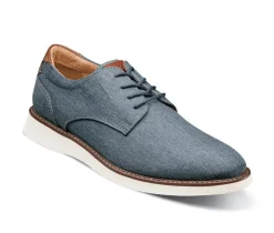 Men's Florsheim Launch Canvas Plain Toe Loafers