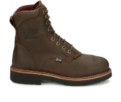 Men's Justin Boots Rivot Waterproof Steel Toe Waterproof Work Boots