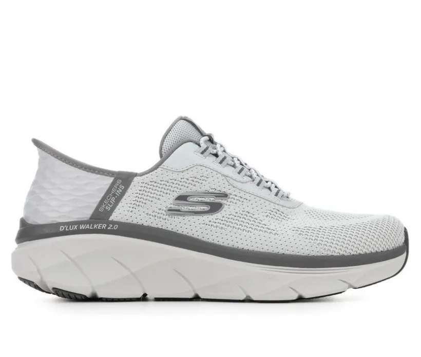 Men's Skechers 232446 D'Lux Walker 2.0 Slip-In Rezinate Walking Shoes