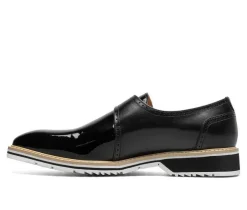 Men's Stacy Adams Bartram Plain Toe Monk Strap Dress Shoes