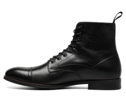 Men's Stacy Adams Henry Cap Toe Lace Boot Dress Shoes