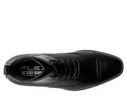 Men's Stacy Adams Henry Cap Toe Lace Boot Dress Shoes