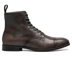 Men's Stacy Adams Henry Cap Toe Lace Boot Dress Shoes