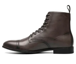 Men's Stacy Adams Henry Cap Toe Lace Boot Dress Shoes