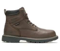 Men's Wolverine Floorhand Waterproof Steel Toe Work Boots