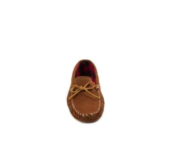 Minnetonka Men's Double Bottom Fleece Moccasins