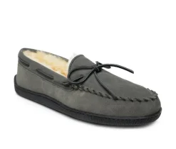 Minnetonka Men's Sheepskin Hardsole Moccasins