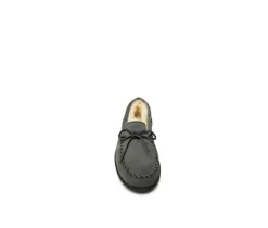 Minnetonka Men's Sheepskin Hardsole Moccasins