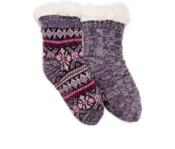 MUK LUKS 2 Pack Chenille Cabin Sock