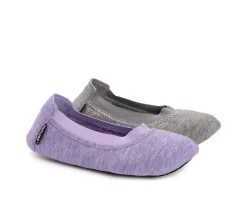 MUK LUKS 2 Pack Travel Slipper Set