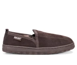 MUK LUKS Eric Printed Berber Suede Slippers
