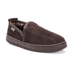 MUK LUKS Eric Printed Berber Suede Slippers