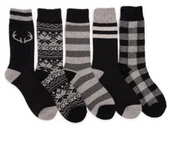 MUK LUKS 5Pk Wool Socks Socks