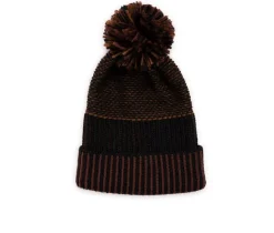 MUK LUKS Textured Stipe Beanie