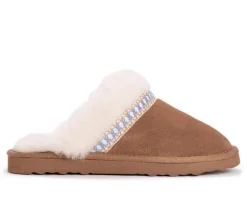 MUK LUKS Women's Dawn Suede Scuff Slippers
