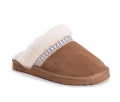 MUK LUKS Women's Dawn Suede Scuff Slippers