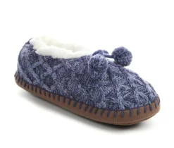 MUK LUKS Women's Knit Ballerina Slippers