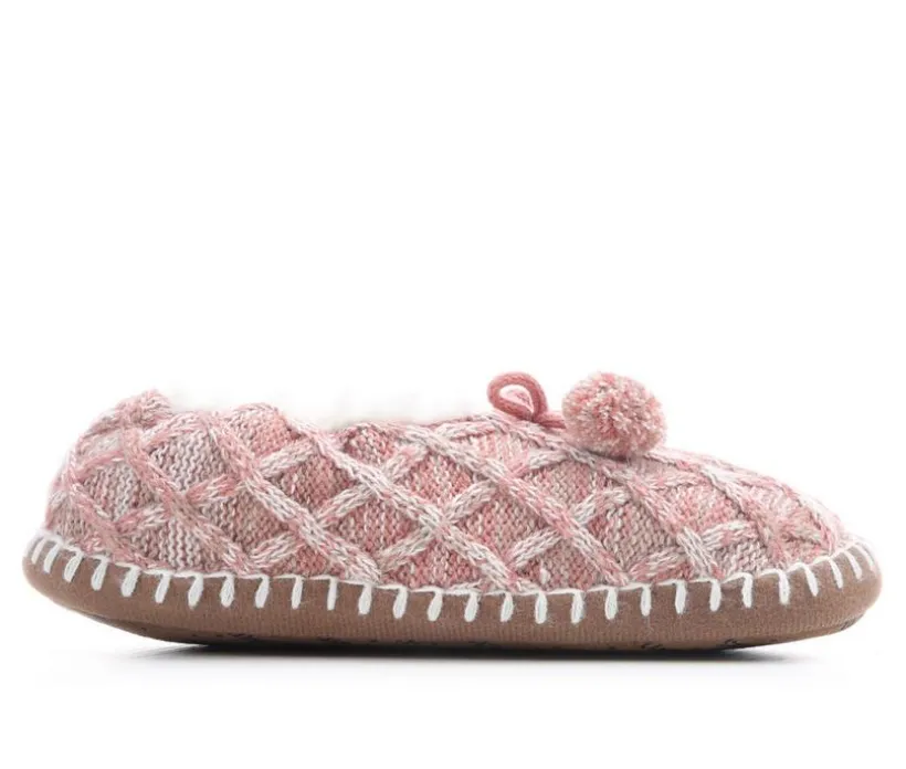 MUK LUKS Women's Knit Ballerina Slippers