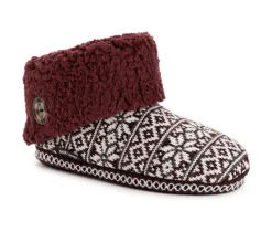 MUK LUKS Women's Melinda Bootie Slippers