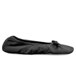 MUK LUKS Women's Stretch Satin Ballerina Slipper