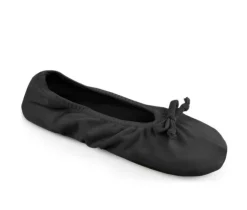 MUK LUKS Women's Stretch Satin Ballerina Slipper