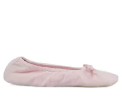 MUK LUKS Women's Stretch Satin Ballerina Slipper