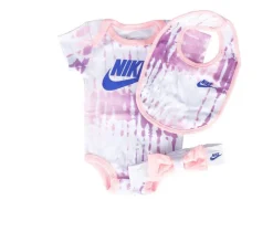 Nike Infant Tie Dye Futura 3 Piece Onesie Set
