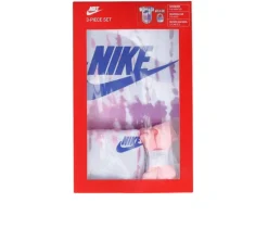 Nike Infant Tie Dye Futura 3 Piece Onesie Set