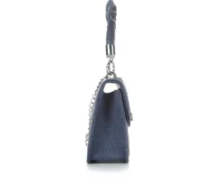 Olivia Miller Denim Quilted Crossbody Handbag