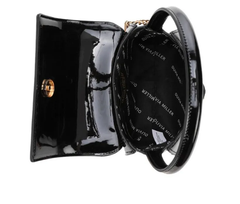 Olivia Miller Patent Top Handle Handbag