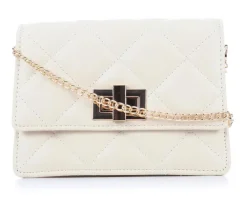 Olivia Miller Quilt Metal Latch Crossbody Handbag
