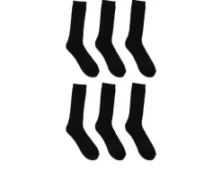 Sof Sole 6 Pair Comfort Cushioned Crew Socks