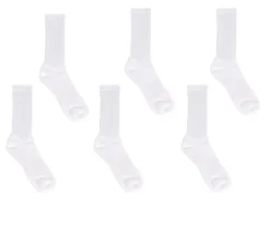 Sof Sole 6 Pair Comfort Cushioned Crew Socks