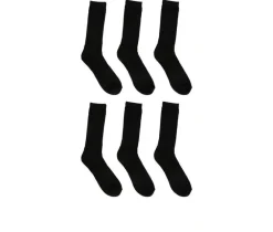 Sof Sole 6 Pair Comfort Cushioned Crew Socks